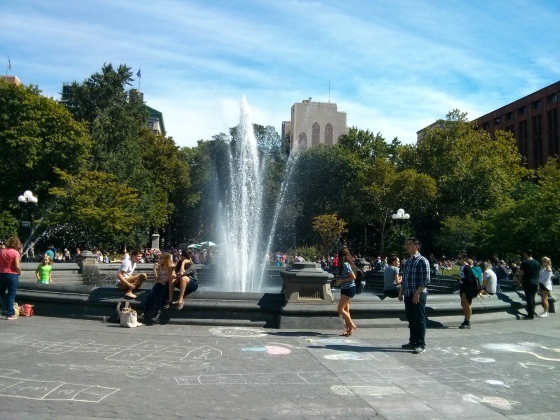 The central fountain